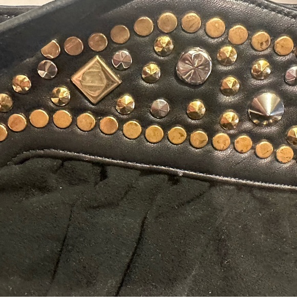 Studded Black Women's Bag - Picture 4 of 10